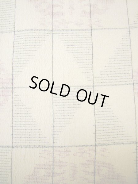 画像6: I0525P 単衣 女性用着物  シルク（正絹）  クリーミーな ベージュ, 蝶々 【中古】 【USED】 【リサイクル】 ★★☆☆☆ (6)