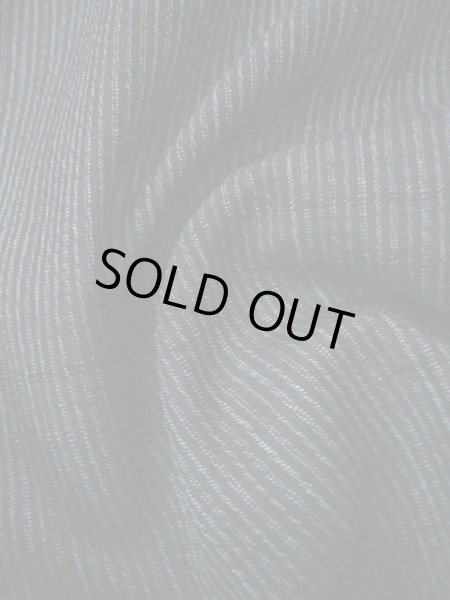 画像9: I0615Q 男性用着物  シルク(正絹)  スモーキーな ネイビー(紺),  【中古】 【USED】 【リサイクル】 ★★★★☆ (9)