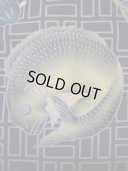 画像5: I0624Z じゅばん 男性用着物  シルク（正絹）  深い 紫, 伊勢海老 【中古】 【USED】 【リサイクル】 ★★★☆☆ (5)