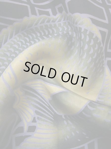 画像12: I0624Z じゅばん 男性用着物  シルク（正絹）  深い 紫, 伊勢海老 【中古】 【USED】 【リサイクル】 ★★★☆☆ (12)