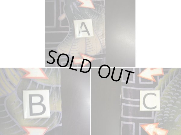 画像14: I0624Z じゅばん 男性用着物  シルク（正絹）  深い 紫, 伊勢海老 【中古】 【USED】 【リサイクル】 ★★★☆☆ (14)