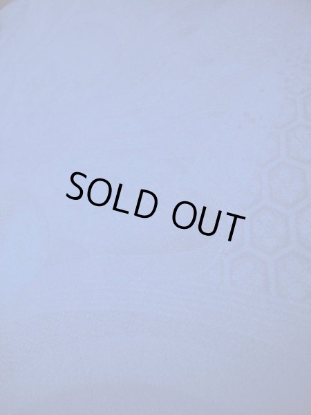 画像14: I0627A 訪問着 女性用着物  シルク(正絹)  スモーキーな 青, 扇 【中古】 【USED】 【リサイクル】 ★★☆☆☆ (14)