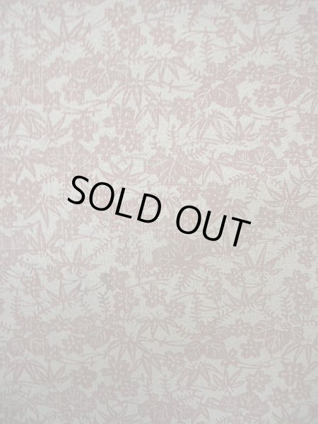 画像4: I0629H 小紋 女性用着物  シルク（正絹）  淡い グレー（灰色）, 笹 【中古】 【USED】 【リサイクル】 ★★★★☆ (4)