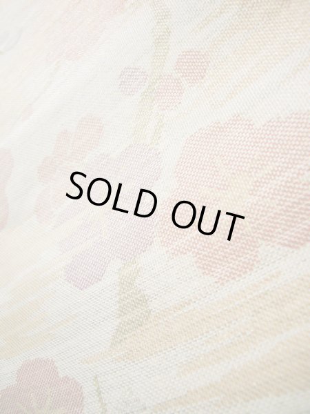 画像7: I0907B 袋帯  女性用着物 シルク(正絹) スモーキーな キャンディー グレー(灰色) 梅   【中古】 【USED】 【リサイクル】 ★★★☆☆ (7)