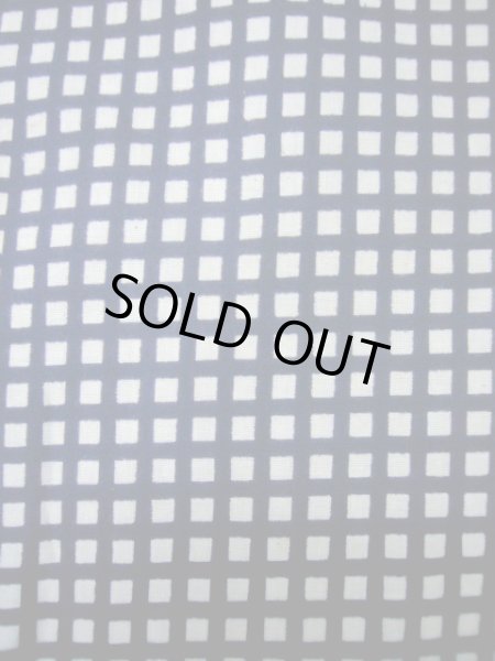 画像4: I0914E ゆかた 男性用着物  綿   藍, チェック柄 【中古】 【USED】 【リサイクル】 ★★☆☆☆ (4)