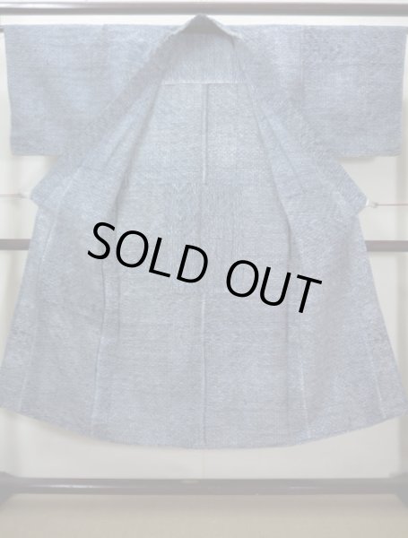 画像2: I0914I ゆかた 男性用着物  綿   藍, 桧垣 【中古】 【USED】 【リサイクル】 ★★★☆☆ (2)