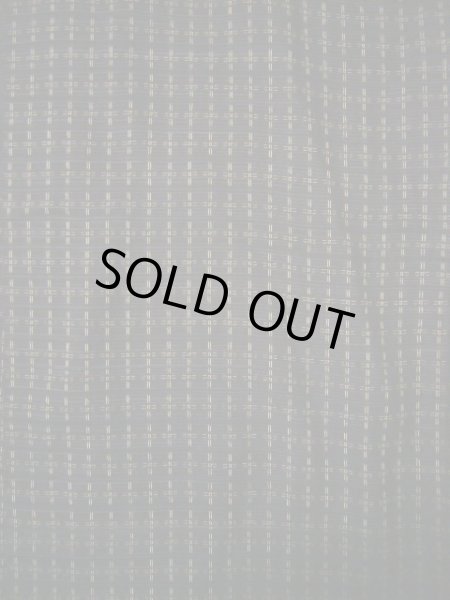 画像4: I1019Z 羽織 女性用着物  シルク（正絹）  スモーキーな 黒, 幾何学模様 【中古】 【USED】 【リサイクル】 ★★★★☆ (4)