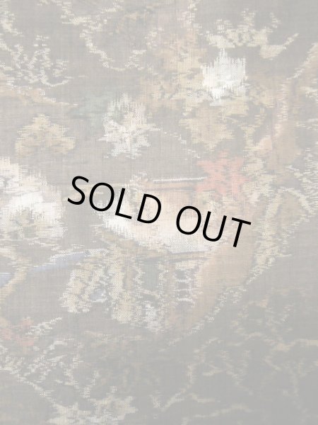 画像7: I1130N 紬 女性用着物  シルク(正絹)   ブラウン(茶色), 家 【中古】 【USED】 【リサイクル】 ★★★★☆ (7)