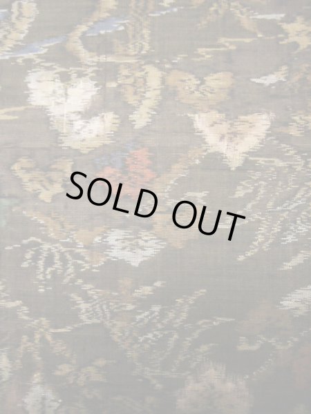 画像8: I1130N 紬 女性用着物  シルク(正絹)   ブラウン(茶色), 家 【中古】 【USED】 【リサイクル】 ★★★★☆ (8)