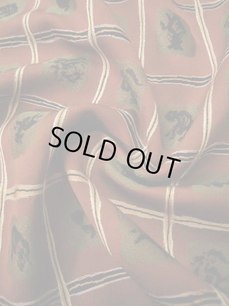 画像11: I1130Q 織 女性用着物  シルク(正絹)  クリーミーな ブラウン(茶色), チェック柄 【中古】 【USED】 【リサイクル】 ★★★☆☆ (11)