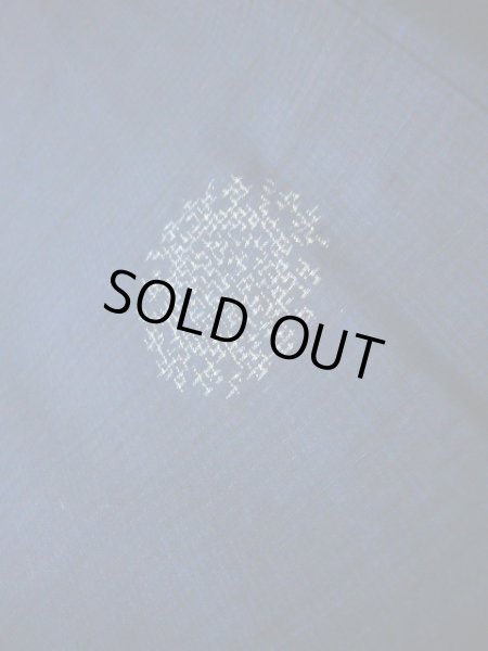 画像9: I1130T 紬 女性用着物  シルク(正絹)   ネイビー(紺), 幾何学模様 【中古】 【USED】 【リサイクル】 ★★★☆☆ (9)