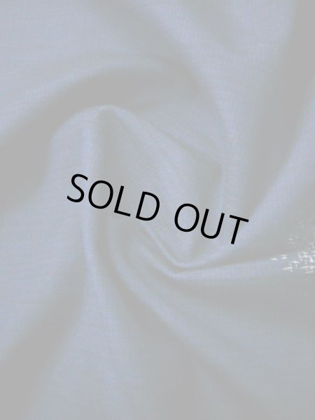 画像10: I1130T 紬 女性用着物  シルク(正絹)   ネイビー(紺), 幾何学模様 【中古】 【USED】 【リサイクル】 ★★★☆☆ (10)