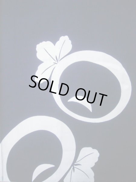 画像5: I1228F ゆかた 女性用着物  綿   藍, 柿 【中古】 【USED】 【リサイクル】 ★★★★☆ (5)