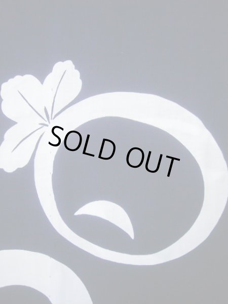 画像7: I1228F ゆかた 女性用着物  綿   藍, 柿 【中古】 【USED】 【リサイクル】 ★★★★☆ (7)