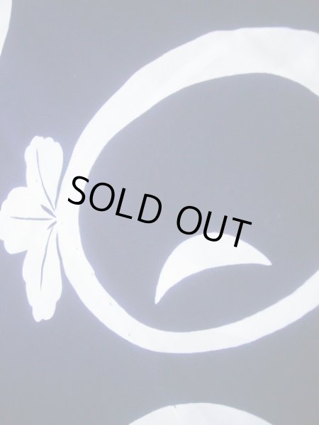 画像9: I1228F ゆかた 女性用着物  綿   藍, 柿 【中古】 【USED】 【リサイクル】 ★★★★☆ (9)