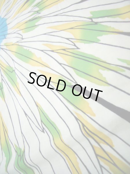 画像9: I1228J ゆかた 女性用着物  綿   藍, ひまわり 【中古】 【USED】 【リサイクル】 ★★★★☆ (9)