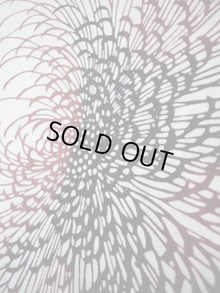 画像9: I1228K ゆかた 女性用着物  綿   白, 菊 【中古】 【USED】 【リサイクル】 ★★★☆☆ (9)