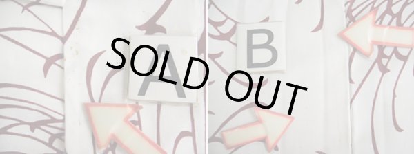 画像17: I1228K ゆかた 女性用着物  綿   白, 菊 【中古】 【USED】 【リサイクル】 ★★★☆☆ (17)