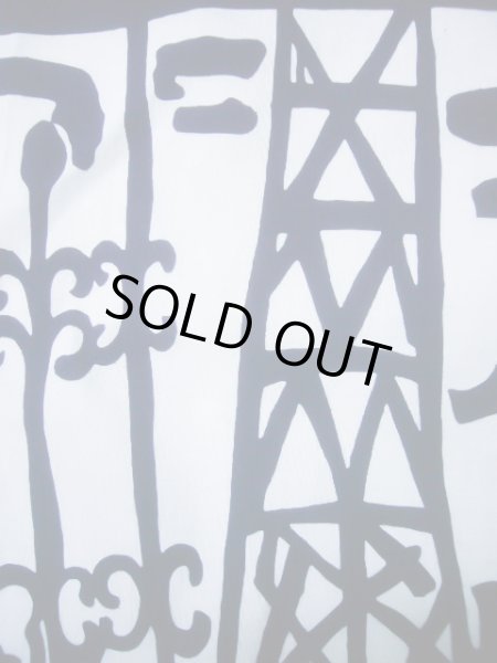 画像7: J0118K ゆかた 女性用着物 神戸の街並み 綿   白, ぼたん 【中古】 【USED】 【リサイクル】 ★★★☆☆ (7)