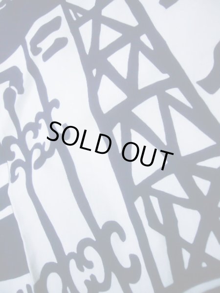 画像10: J0118K ゆかた 女性用着物 神戸の街並み 綿   白, ぼたん 【中古】 【USED】 【リサイクル】 ★★★☆☆ (10)