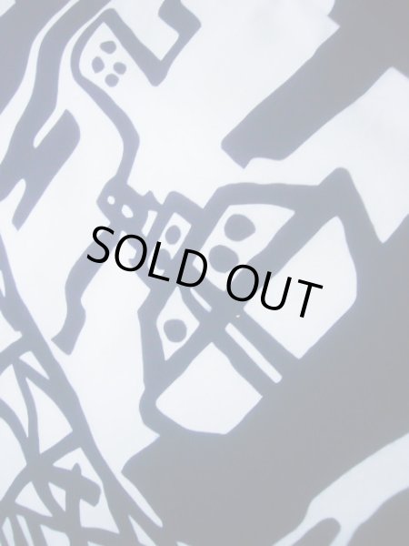 画像11: J0118K ゆかた 女性用着物 神戸の街並み 綿   白, ぼたん 【中古】 【USED】 【リサイクル】 ★★★☆☆ (11)