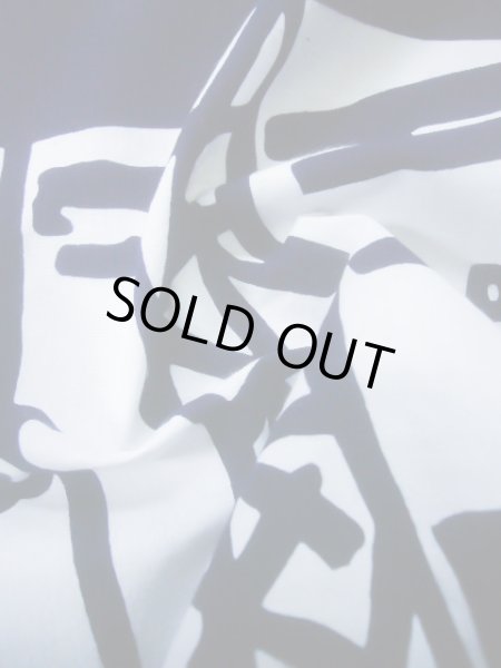 画像12: J0118K ゆかた 女性用着物 神戸の街並み 綿   白, ぼたん 【中古】 【USED】 【リサイクル】 ★★★☆☆ (12)