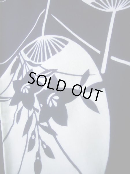 画像11: J0118M ゆかた 女性用着物  綿   藍, うちわ 【中古】 【USED】 【リサイクル】 ★★★★☆ (11)