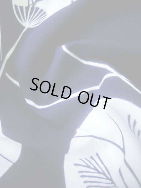 画像12: J0118M ゆかた 女性用着物  綿   藍, うちわ 【中古】 【USED】 【リサイクル】 ★★★★☆ (12)