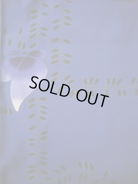 画像4: J0118P ゆかた 女性用着物  綿   青, 蝶々 【中古】 【USED】 【リサイクル】 ★★★☆☆ (4)