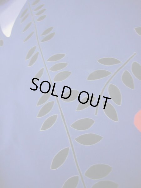 画像11: J0118P ゆかた 女性用着物  綿   青, 蝶々 【中古】 【USED】 【リサイクル】 ★★★☆☆ (11)