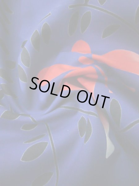 画像12: J0118P ゆかた 女性用着物  綿   青, 蝶々 【中古】 【USED】 【リサイクル】 ★★★☆☆ (12)