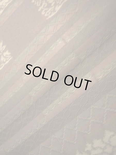 画像10: J0125Y 袋帯  女性用着物 化繊  スモーキーな ブラウン（茶色） うさぎ   【中古】 【USED】 【リサイクル】 ★★★☆☆ (10)