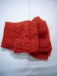 画像4: J0203XU 帯揚げ 女性用着物 化繊   赤色 鶴 【中古】 【USED】 【リサイクル】 ★★★☆☆ (4)
