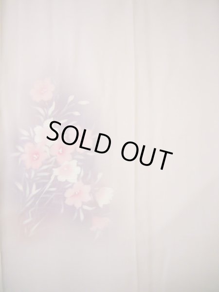 画像5: J0424O 訪問着 女性用着物  シルク(正絹) 淡い  ピンク, りんどう 【中古】 【USED】 【リサイクル】 ★★★★☆ (5)