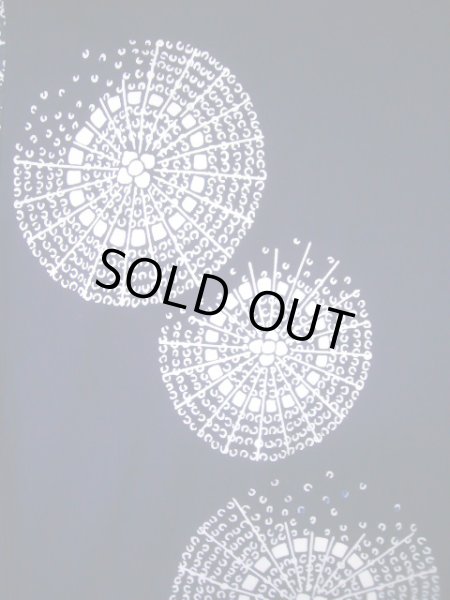 画像3: J0520V ゆかた 女性用着物  綿 ダークな  藍, かのこ 【中古】 【USED】 【リサイクル】 ★★★★☆ (3)