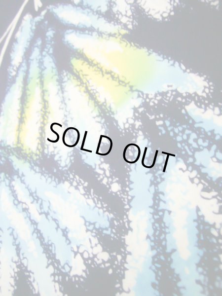 画像8: J0520W ゆかた 女性用着物  綿 ダークな  藍, 抽象的模様 【中古】 【USED】 【リサイクル】 ★☆☆☆☆ (8)