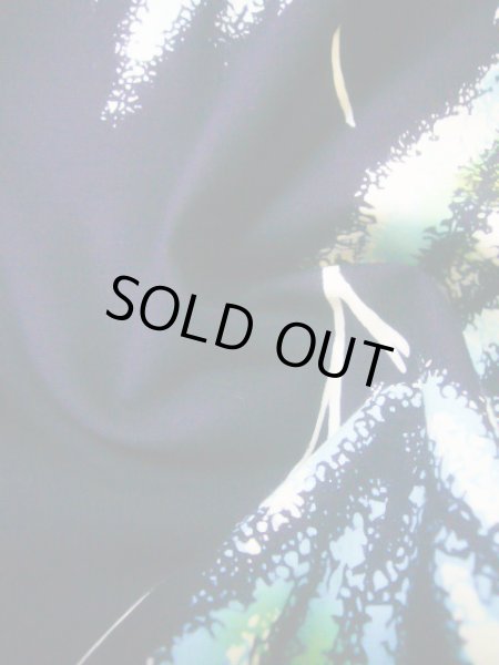 画像10: J0520W ゆかた 女性用着物  綿 ダークな  藍, 抽象的模様 【中古】 【USED】 【リサイクル】 ★☆☆☆☆ (10)