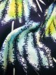 画像11: J0520W ゆかた 女性用着物  綿 ダークな  藍, 抽象的模様 【中古】 【USED】 【リサイクル】 ★☆☆☆☆ (11)