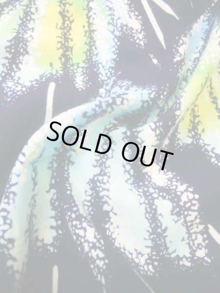 画像11: J0520W ゆかた 女性用着物  綿 ダークな  藍, 抽象的模様 【中古】 【USED】 【リサイクル】 ★☆☆☆☆ (11)