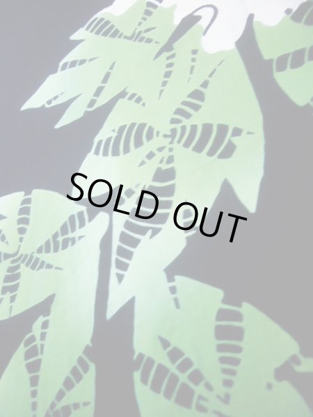 画像9: J0617B ゆかた 女性用着物  綿 ダークな  藍, ぼたん 【中古】 【USED】 【リサイクル】 ★★★★☆ (9)