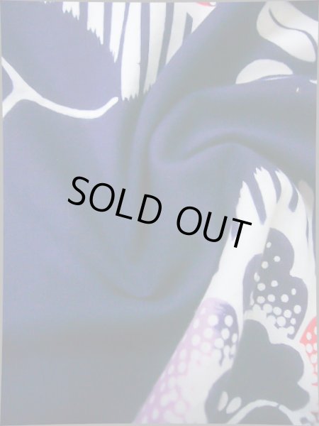 画像10: J0702O ゆかた 女性用着物  綿 青みのある  藍, 花 【中古】 【USED】 【リサイクル】 ★★★★☆ (10)