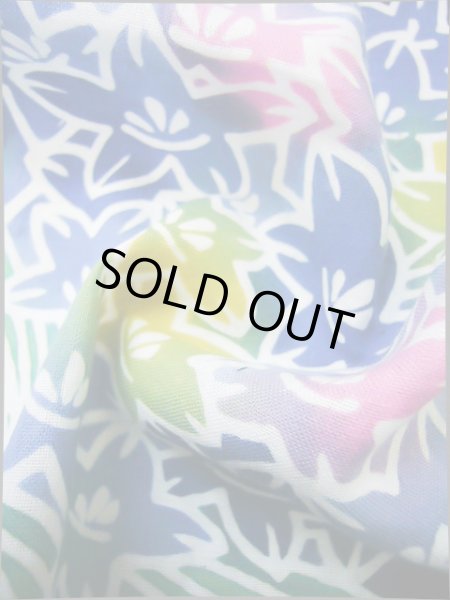 画像11: J0702Q ゆかた 女性用着物  綿 青みのある  藍, ききょう 【中古】 【USED】 【リサイクル】 ★★★★☆ (11)