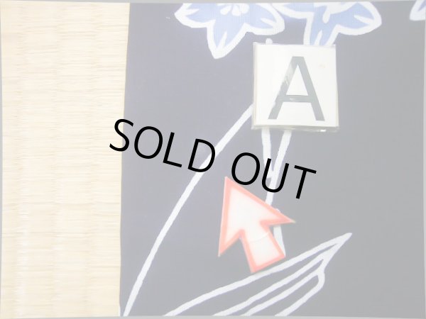 画像13: J0702Q ゆかた 女性用着物  綿 青みのある  藍, ききょう 【中古】 【USED】 【リサイクル】 ★★★★☆ (13)