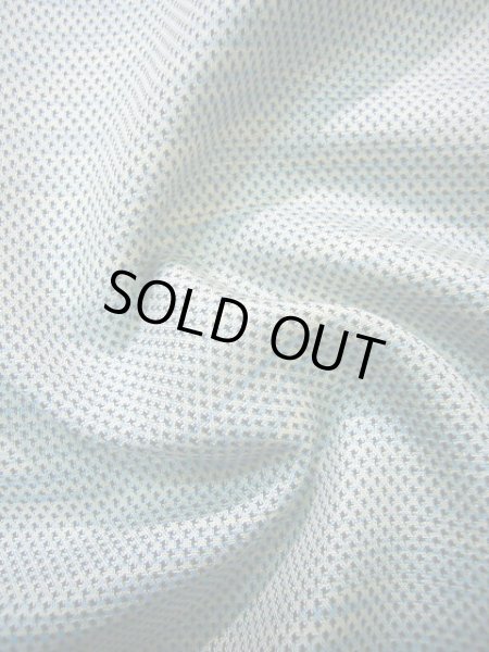 画像9: J0715E 織 女性用着物  シルク(正絹) ヘザー(杢)  水色, 抽象的模様 【中古】 【USED】 【リサイクル】 ★★★★★ (9)