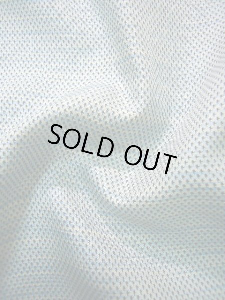 画像10: J0715E 織 女性用着物  シルク(正絹) ヘザー(杢)  水色, 抽象的模様 【中古】 【USED】 【リサイクル】 ★★★★★ (10)