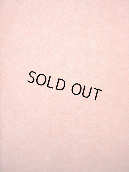 画像5: J0715P 江戸小紋 女性用着物 人間国宝/中村勇二郎 シルク（正絹） 淡い  コーラル, 唐草 【中古】 【USED】 【リサイクル】 ★★★★★ (5)