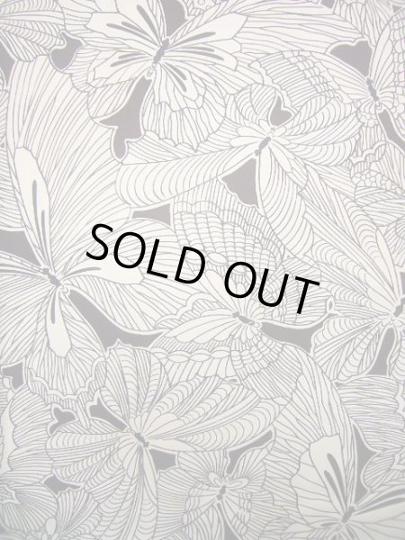 画像5: J0715Q 小紋 女性用着物  シルク（正絹） クリーミーな  オフ　ホワイト, 蝶々 【中古】 【USED】 【リサイクル】 ★★☆☆☆ (5)