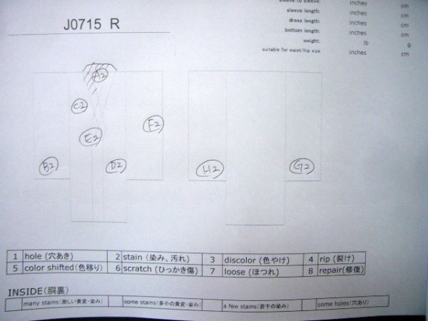 画像19: J0715R 振袖 女性用着物  シルク（正絹） 薄い  水色, 花 【中古】 【USED】 【リサイクル】 ★★★☆☆ (19)