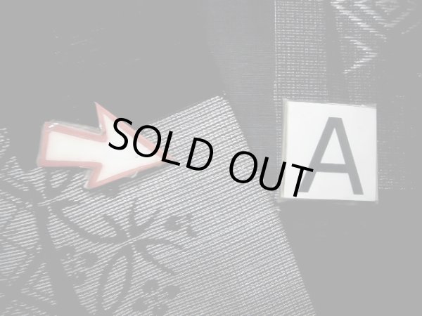 画像14: J0715W 夏物 女性用着物  シルク（正絹） ダークな  黒, 菱 【中古】 【USED】 【リサイクル】 ★★★★☆ (14)