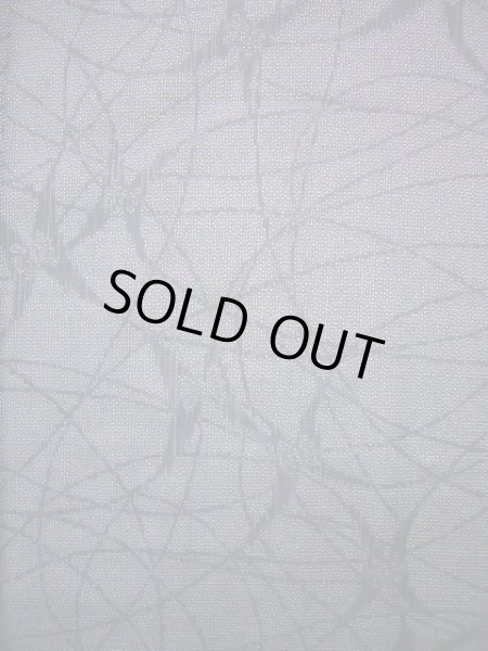 画像4: J0722E 夏物 女性用着物  シルク（正絹） ヘザー（杢）  グレー（灰色）, 抽象的模様 【中古】 【USED】 【リサイクル】 ★★★★☆ (4)